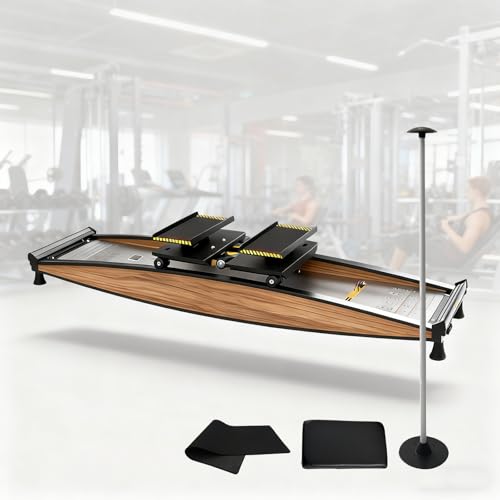 Simulador de esquí, máquina para equilibrio en esquí, resistencia ajustable de 0 a 100 kg, entrenador de equilibrio con capacidad de 330 lb, para entusiastas del esquí y del fitness, principiantes en esquí miniatura 1