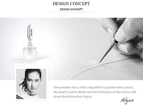 Pearl Pendant Charms 925 Sterling Silver Bead fits Pandora Bracelet for Women - Image 3