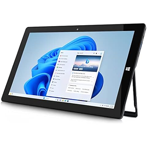 AWOW Windows 11 Tablet 8GB RAM 256GB Storage, 10.1 Inch IPS HD Touchscreen, Intel Celeron N4120 Quad-Core CPU Windows Tablet PC with HDMI/WiFi/Bluetooth/USB3.0/Dual Cameras Cover