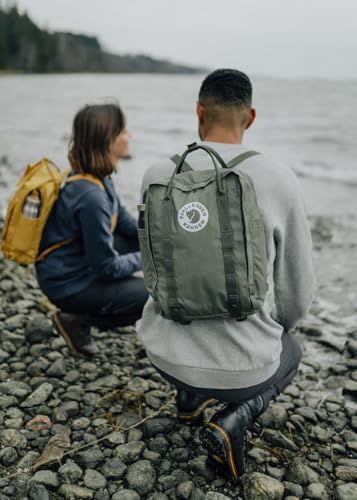 Image of Fjallraven Logo Sweater Women's Sweatshirt - Soft Fleece, Classic Crewneck, Organic Cotton Blend - Hiking, Travel