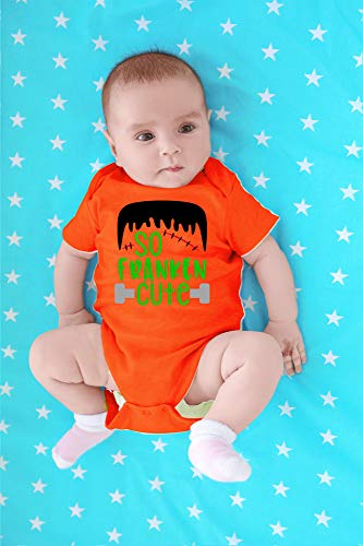 CBTwear So Franken Cute - Funny Frankenstein Halloween Outfit - Cute Infant One-Piece Baby Bodysuit4
