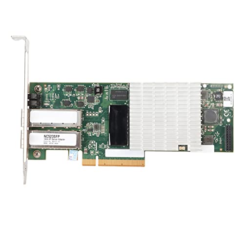 Adaptador de Red para Servidor, Puerto 10Gbps PCIe x8 Ethernet con SFP+, tarjeta de red con checksum, offload, VLAN, tramas jumbo de 9KB, IPv6 y LED indicador miniatura 6