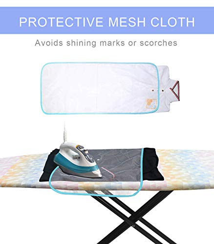 Dalykate 15X54 Ironing Board Cover And Pad With Elastic Edge And Scorch And Stain Resistant Thick Padding Ironing Board Covers 4 Fasteners And Protective Scorch Mesh Cloth #TOP5