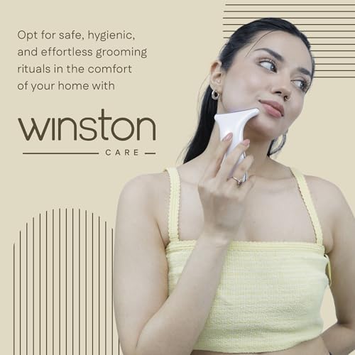 Image of Winston Rechargeable 4 in 1 Face and Neck Massager and Skin Lifting Device with 3-Color LED Therapy and Vibrational Modes, Digital Display, and Multi-Mode Skin Rejuvenation for At-Home Skincare