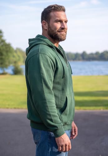 Image of KingSize Men's Big & Tall Fleece Zip-front Hoodie Jacket