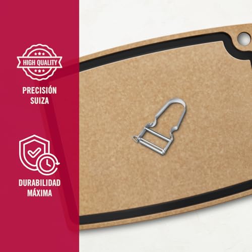Miniatura 4 de Victorinox Star Pelador, Pelador De Patatas, Doble Filo Con Hoja Pendular, Extra Afilado, Mango Metálico, Swiss Made