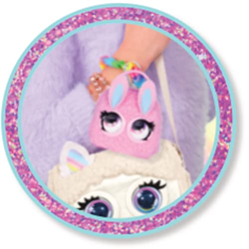 Purse Pets Micros, Roarin’ Rainbow Tiger Stylish Small Purse with Eye Roll Feature, Kids’ Toys for Girls Aged 5 and Above