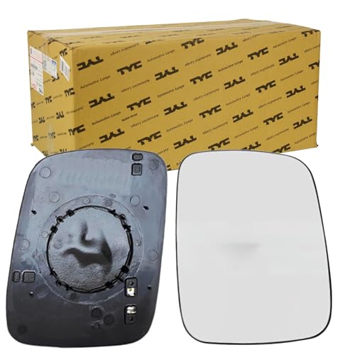 TYC 337-0087-1 Cristal de espejo retrovisor exterior convexo calefactable para ajuste elect. espejo derecha