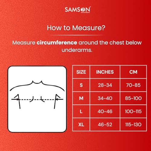 Image of SAMSON Posture Corrector for Back & Shoulder Support - Pain Relief & Adjustable Spine Alignment for Men & Women - XL