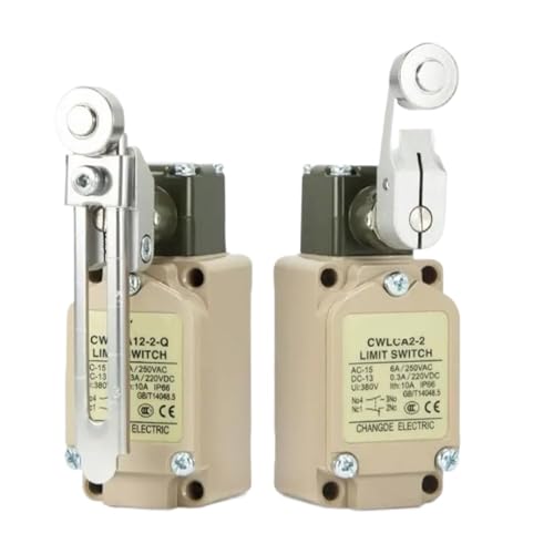 Interrupteur fin de course CWLCA12-2-Q capteur de position mécanique 2Pcs - 2