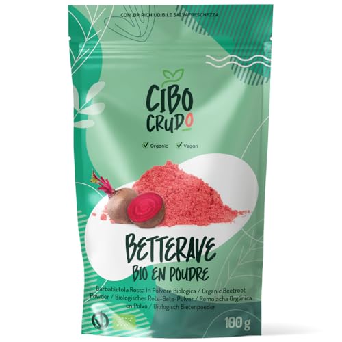 Poudre de Betterave Bio - 100g. Betterave Rouge 100% Naturelle