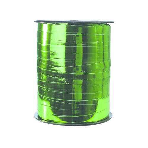 Clairefontaine 602050C - Une bobine de Ruban Bolduc Métallisé - 250mx7mm - Vert empire - Ruban...