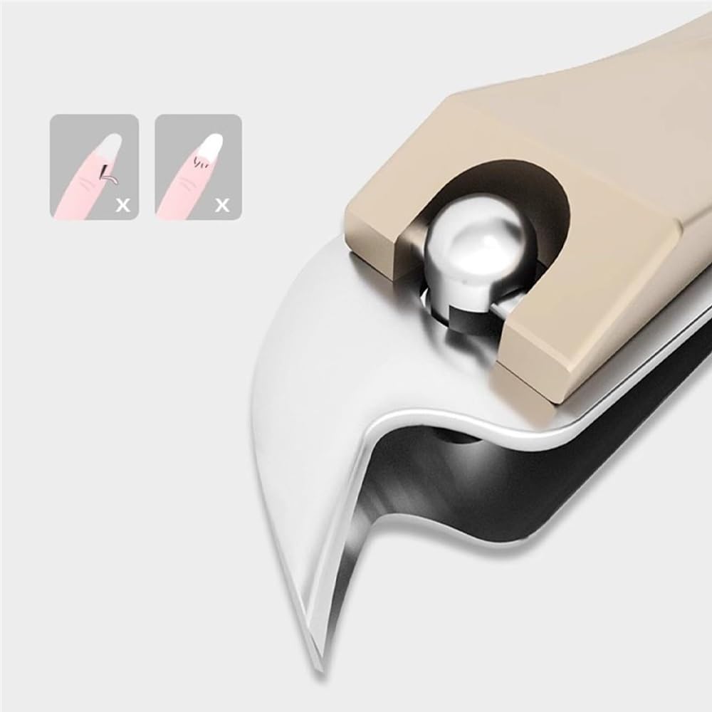 Nagelknipser, professionelles Maniküre-Set, 8-teiliges Nagelknipser- und Pflege-Set, Nagelpflege-Werkzeuge aus Edelstahl mit Reiseetui aus Leder