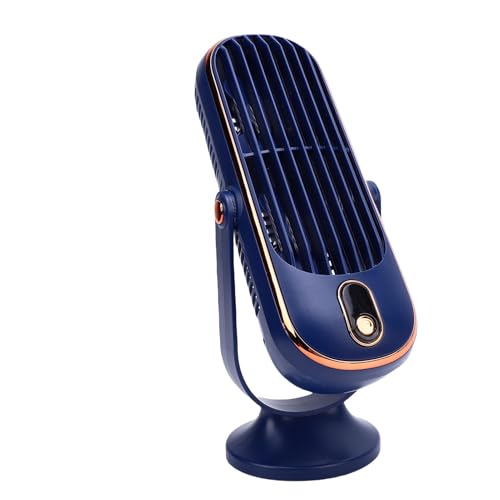 Ventilateur tour de table bleu à 5 vitesses et moteur sans balais