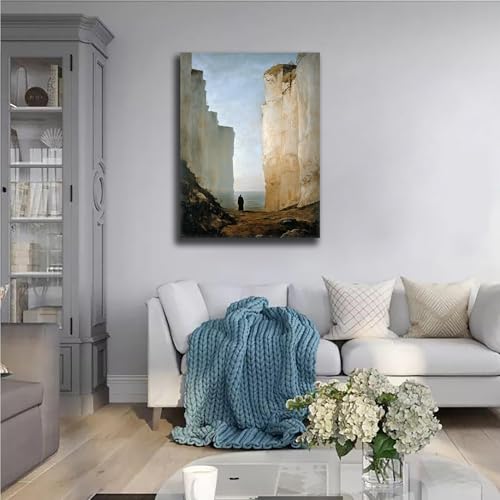 Toile grand format paysage de falaise et océan dynamique - 5