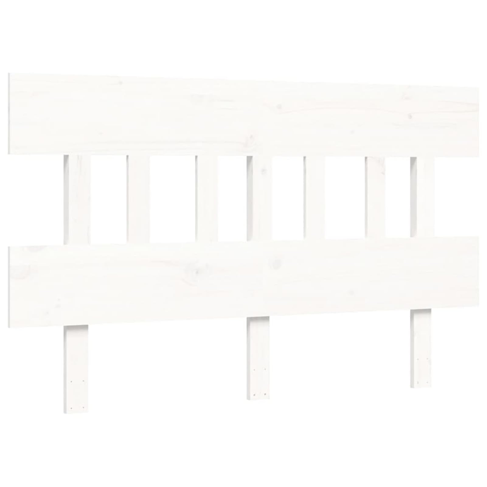Massives Kiefernholzbett 195,5x125,5cm, 45cm Bodenhöhe, ohne Matratze - Seniorengerecht Model3195387