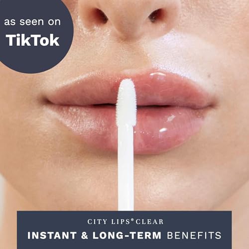 Brillo de labios voluminizador City Lips de City Beauty con aceites nutritivos para hidratar, dar volumen y lograr labios más llenos, suaves y con apariencia joven. - imagen 4