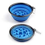【Einstellbare Tiefe】Die Tiefe der Hundenapf ist einstellbar und kann eine große Menge Futter oder Wasser aufnehmen. Die Tiefe kann an die benötigte Wassermenge oder an Hunde unterschiedlicher Größe angepasst werden.
