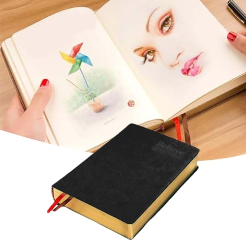 Journal en cuir vintage A5 avec 600 pages vierges pour manuscrit