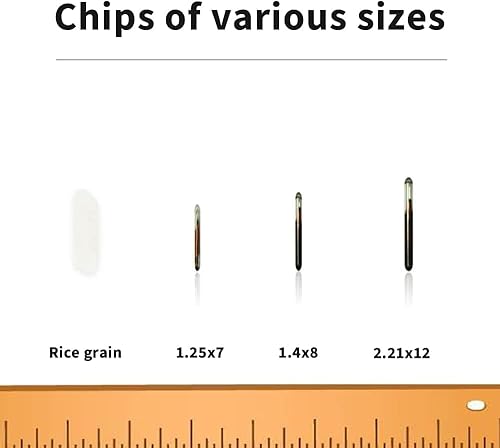 Miniatura 3 de 60 microchip Yanzeo Pet 134.2 khz FDX-BISO11784ISO11784 con chip de implante de animales, microchip de identificación de mascotas, para perro, gato,