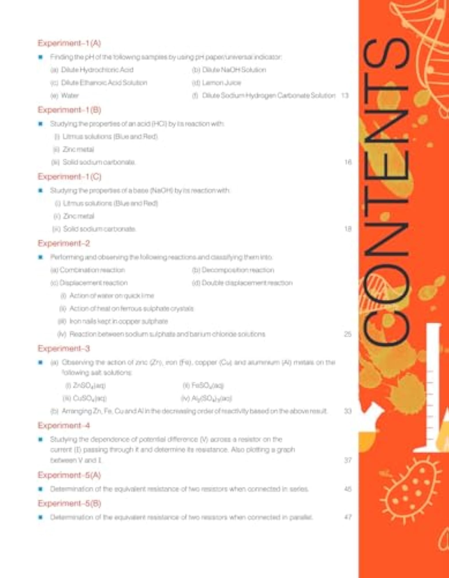 Lab Manual Science for Class 10 CBSE Edition