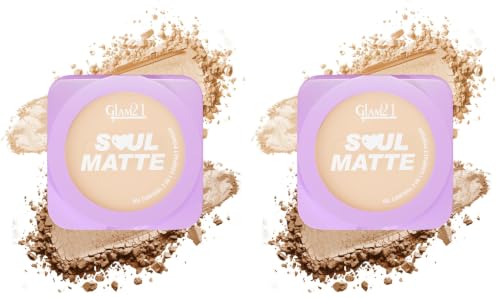 Image of Glam21 Soul Matte Oil Control 2 in 1 Compact Powder | 2 Matte Shades | Air Light Formula & Stay Upto 10 hrs | Rich With Hyaluronic Acid, Squalane & Mango Butter |SPF20 |18gm- Soft Vanilla 04