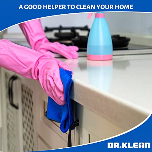 Drklean Microfiber Cleaning Cloths,Blue - 12Pcs (14X14 Inch),240Gsm,Premium Microfiber Towels For Cleaning Kitchens, Bathrooms,Glass (12) #TOP3