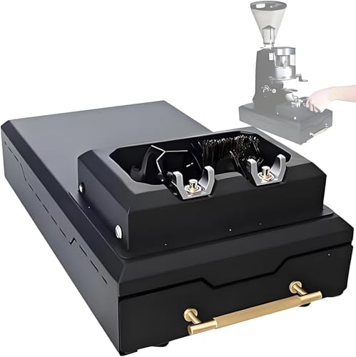 LjlXanthiper Limpiador De Portafiltros Eléctrico De 150 W for Portafiltros Comerciales De 58 Mm,con 2 Raspadores Y 1 Cabezal De Cepillo,300 RPM,Adecuado para Cafeterías Y Cocinas Domésticas