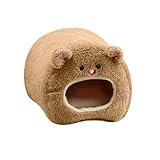 N1r7 Nichoir en peluche à suspendre pour petit animal domestique, lapin, hamster, écureuil, nid d'Inde, hamster