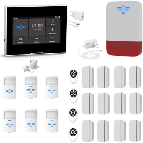 Bateria Acustica Kit Antifurto Allarme Casa Combinatore GSM Senza Filo Con Avviso Su Alarmas Para Casa Con Camara Wifi - Foto 6