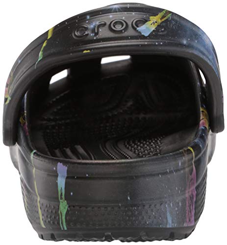 Crocs Classic Out of this World II Clog Sandália, Criança-Unissex, Preto/Lilas, 31