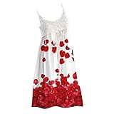 ♕ Kleid Funktionen： Ärmellos,Knielang Kleid—Hergestellt aus einem weicheren, hautfreundlichen, atmungsaktiven Material, das weniger anfällig für Verformungen ist，Kann als verwendet werden：abendkleider，cocktailkleid，ballkleider，festliche kleider，Sommerkleid，Strandkleid.Einfaches und stilvolles Design, perfekt für den Alltag.