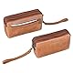 STILORD ’Kenneth’ Handgelenktasche Herren Echtleder Braun mit Handgelenk-Schlaufe ideal als Männerhandtasche Reiseorganizer Unterarmtasche und Kuturbeutel - Handtasche Männer Leder
