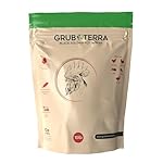 GrubTerra Golden Dried Black Soldier Fly Larvae - Premium Supplement to Increase Egg Production for Pet Treats, Bird Feed, Chicken Feeder, Pet Bird Food, and Wildbird Feed (10lb)