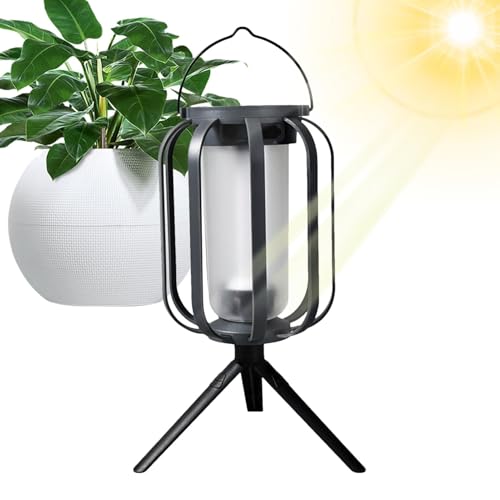 Tuxxjzm Faroles solares de jardín | Luces decorativas de paisaje de jardín | Faroles solares para exteriores, para mesa, patio, terraza, exterior