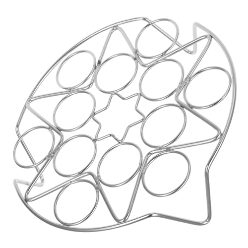 MAGICLULU Steamed Egg Rack Steamer Round Stainless Steel Egg Steamer Tray for Boiling Kitchen Tool Three-legged Design