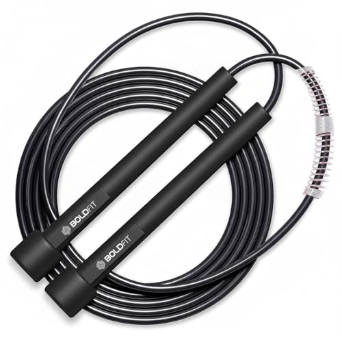 Boldfit Skipping Rope for Men and Women Jumping Rope With Adjustable Height Speed Skipping Rope for...