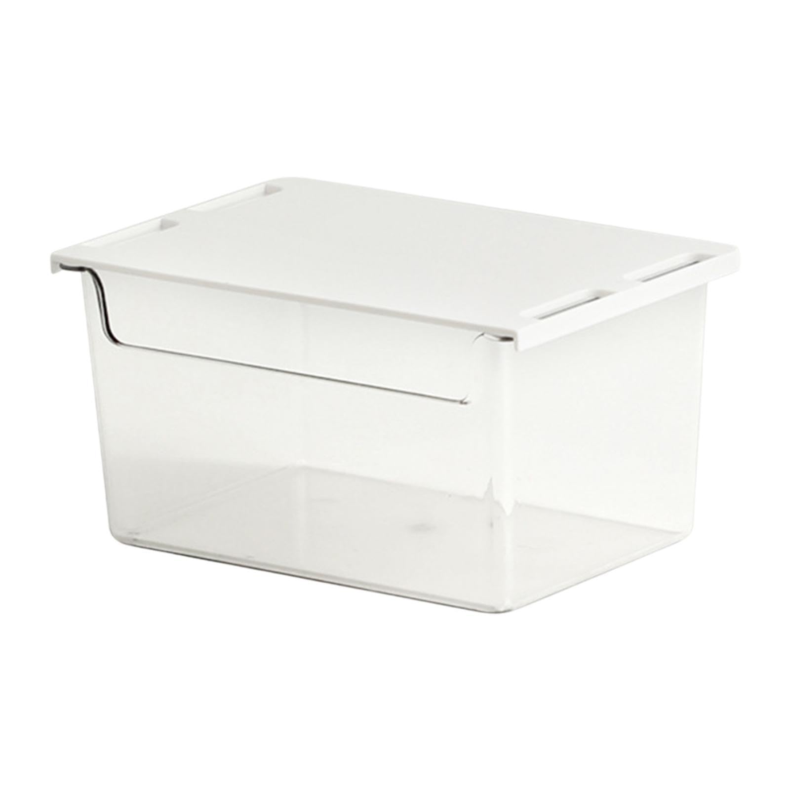 Pixzcsa Multifunctional Storage Box Under Desk Storage Drawer Organizer