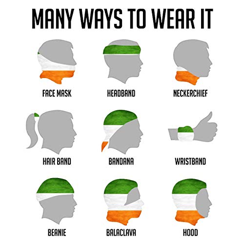 Image of 4Pcs Magic Headwear Neck Gaiter Tube Scarf Headbands Bandana Balaclava for Outdoor Running Cycling Skating Work Out