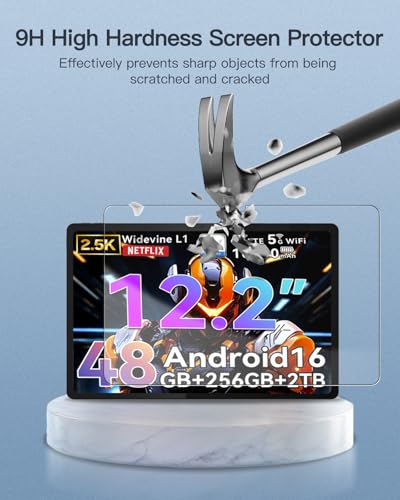 Protector de Pantalla para Tablet TABWEE T60 12.2 pulgadas miniatura 4