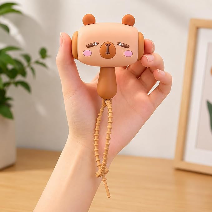 Cartoon Hammer Keychain | Cute Cartoon Hammer Choo Choo Keychain | Choo Choo Keychain With Sound | Shake Left Right Musical Beep Hammer Toy-image-47