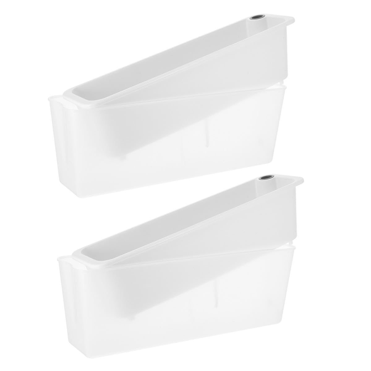 Jardinières rectangulaires plastique pour pots herbes et légumes d'intérieur