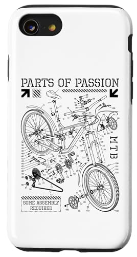 �}�E���e���o�C�NMTB�p�[�c�I�u�p�b�V�����o�C�N�T�C�N�����O�} �X�}�z�P�[�X iPhone SE (2020) / 7 / 8 �p