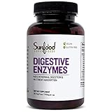 Sunfood Superfoods Digestive Enzymes. Plant-Based Super-Supplements Naturally Promote Healthy...