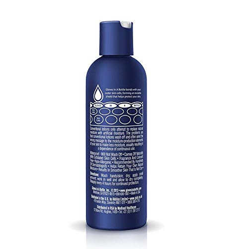 Gloves In A Bottle Shielding Lotion the Hardworking Bottle with Dispenser, 8oz-240ml