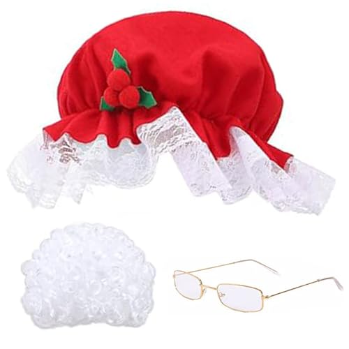 Costume de mère noël 4 pièces pour surprendre vos proches au pied du sapin