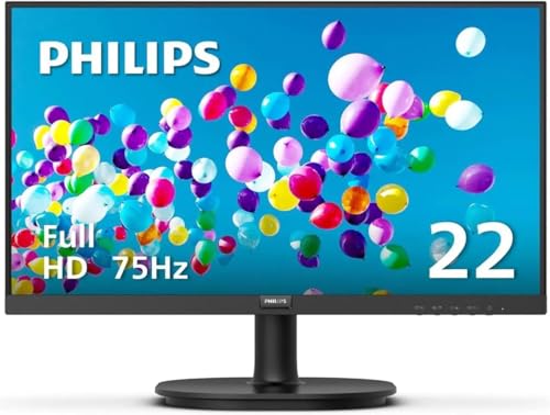 Philips 221V8L - 22 inch Monitor, LED, FHD, VGA, HDMI (Renewed)