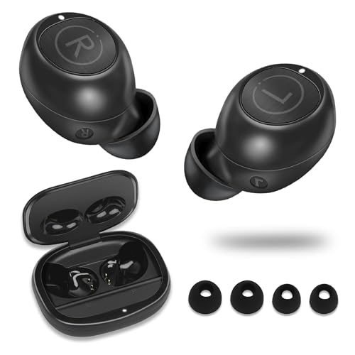 Mini Wireless Earbuds, Auto Pairing Ear Buds Wireless Lightweight Headphones Built-in Microphone, IPX4 Sweat & Water Res - Detailed View