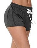 【DiseÑo】Cintura elástica y cintura ajustable con cordón para un ajuste cómodo, Estos pantalones cortos para correr ligeros tienen un diseño de fondo tejido holgado para mayor libertad y comodidad