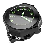 Corloge de voiture modifiée du vélo de moto étanche à la montre numérique lumineuse scooter scooter imperméable Temperporable, horloge de montage de lutte du guidon